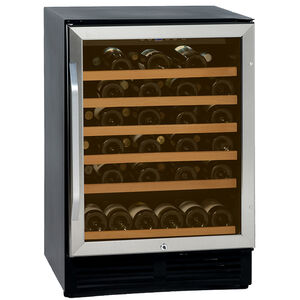 Avanti 24 in. Undercounter Wine Cooler with Single Zone & 50 Bottle Capacity - Stainless Steel, , hires