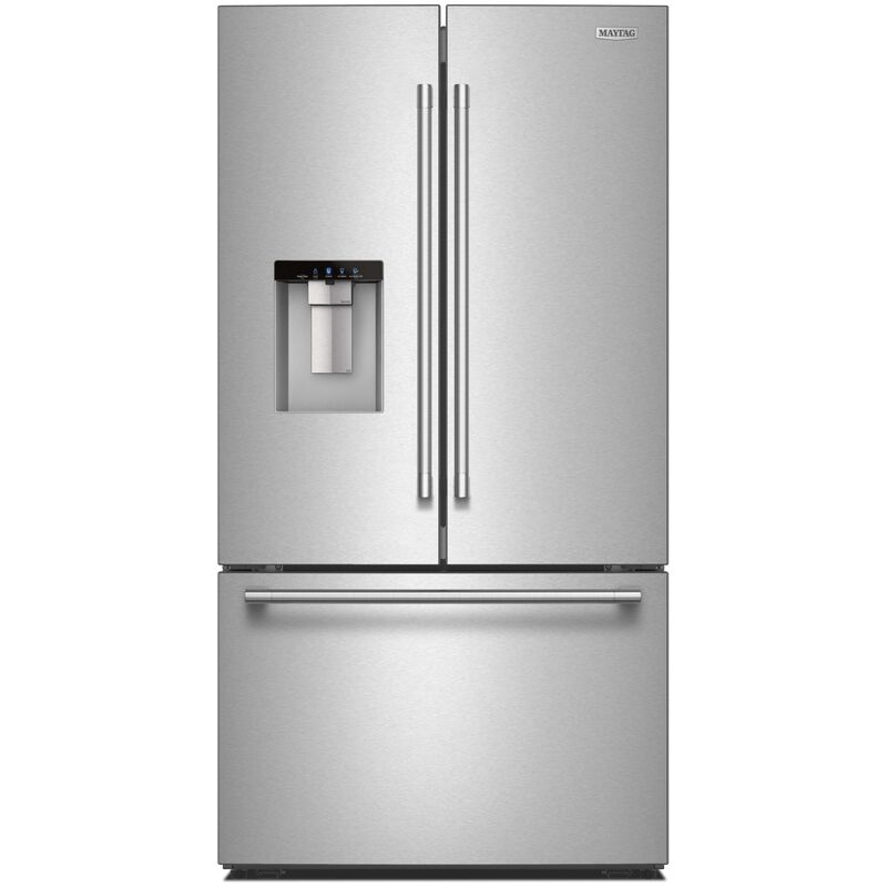 Maytag 36 in. 29.6 cu. ft. French Door Refrigerator with Ice & Water Dispenser - Fingerprint Resistant Stainless Steel, , hires