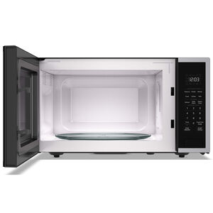 KitchenAid 22 in. 1.6 cu. ft. 1200W Countertop Microwave with Sensor Cooking - Stainless Steel, , hires