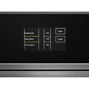 JennAir Noir 30" 5.0 Cu. Ft. Electric Wall Oven with Dual Convection & Self Clean - Floating Glass Black, , hires