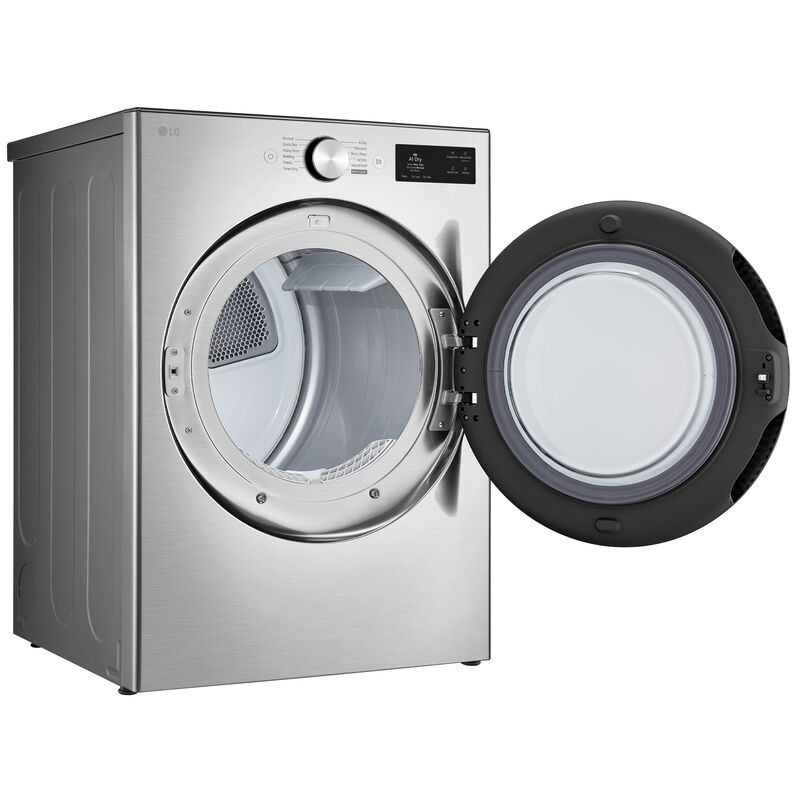 LG 27 in. 7.4 cu. ft. Smart Stackable Gas Dryer with AI Sensor Dry, TurboSteam, Sanitize & Steam Cycle - Graphite Steel, , hires