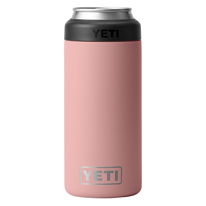 LIMITED EDITION SANDSTONE PINK YETI SLIM CAN COLSTER