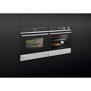 Fisher & Paykel Series 9 24 in. 1.3 cu. ft. Steam Electric Single Wall Oven with True European Convection - Stainless Steel, , hires