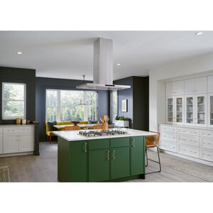 Broan Elite EIT1 Series 36 in. Convertible Chimney Style Range Hood with 640 CFM, 4 Fan Speeds & 4 LED Lights - Stainless Steel, , hires