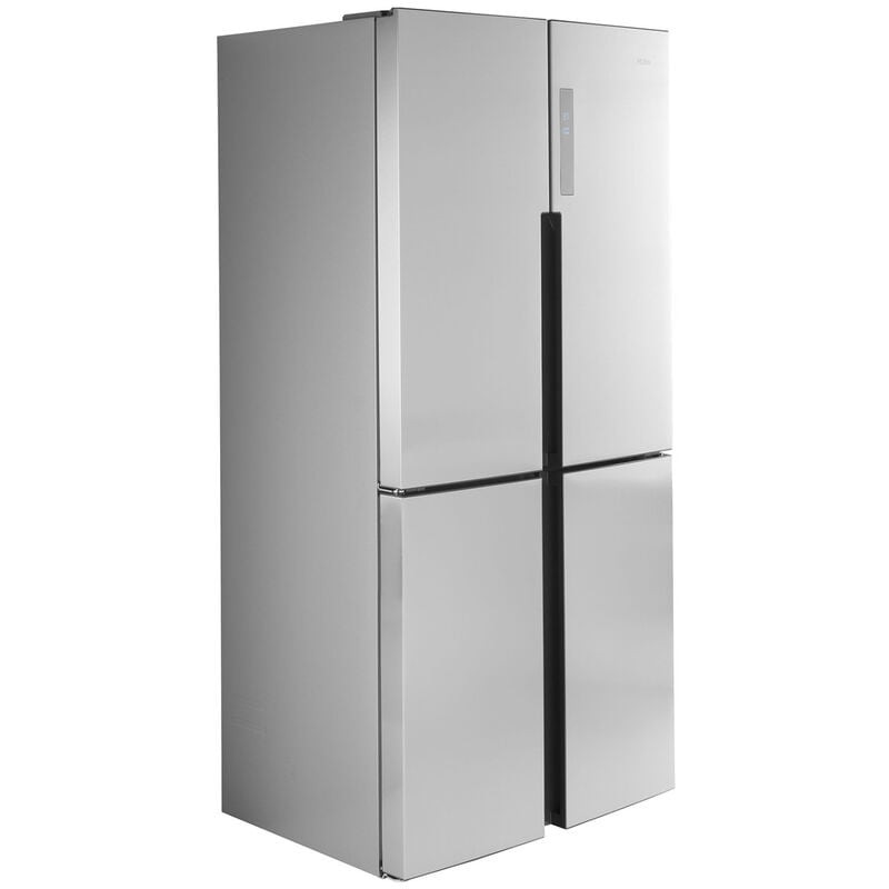 Haier 33 in. 16.8 cu. ft. Counter Depth 4-Door French Door Refrigerator - Stainless Steel, , hires