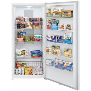 Frigidaire 33 in. 20.0 cu. ft. Garage-Ready Upright Freezer with Adjustable Shelves - White, White, hires