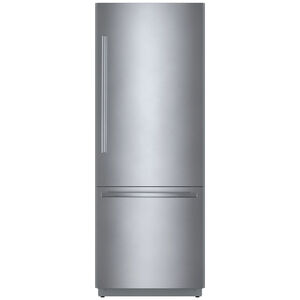 Bosch Benchmark Series 30 in. Built-In 16.0 cu. ft. Smart Counter Depth Bottom Freezer Refrigerator - Stainless Steel, , hires