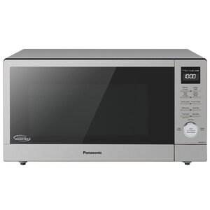 Panasonic 22 in. 1.6 cu. ft. Countertop Microwave with 11 Power Levels & Sensor Cooking Controls - Stainless Steel, , hires