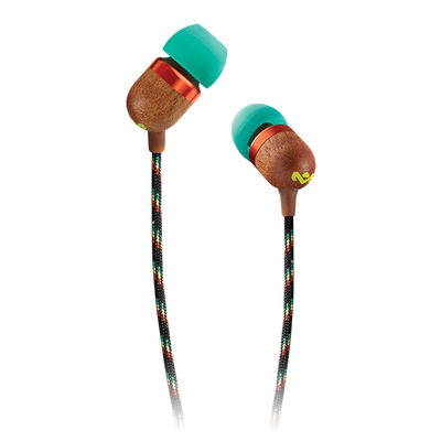 House of Marley Smile Jamaica In-Ear Wired Headphones - Rasta | EM-JE041-RA