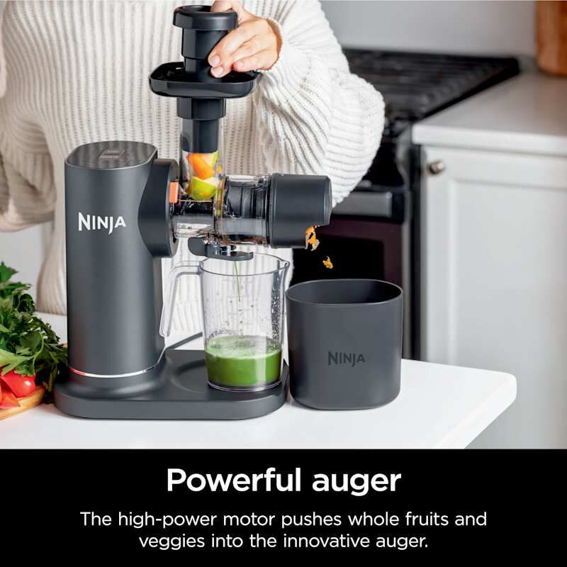 Ninja NEVERCLOG Cold Press Juicer - Machine Gray, , hires