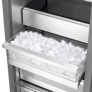 Signature Kitchen Suite 24 in. 13.9 cu. ft. Built-in Smart Triple-Drawers Upright Freezer with Ice-Maker & Adjustable Shelves - Custom Panel Ready, , hires
