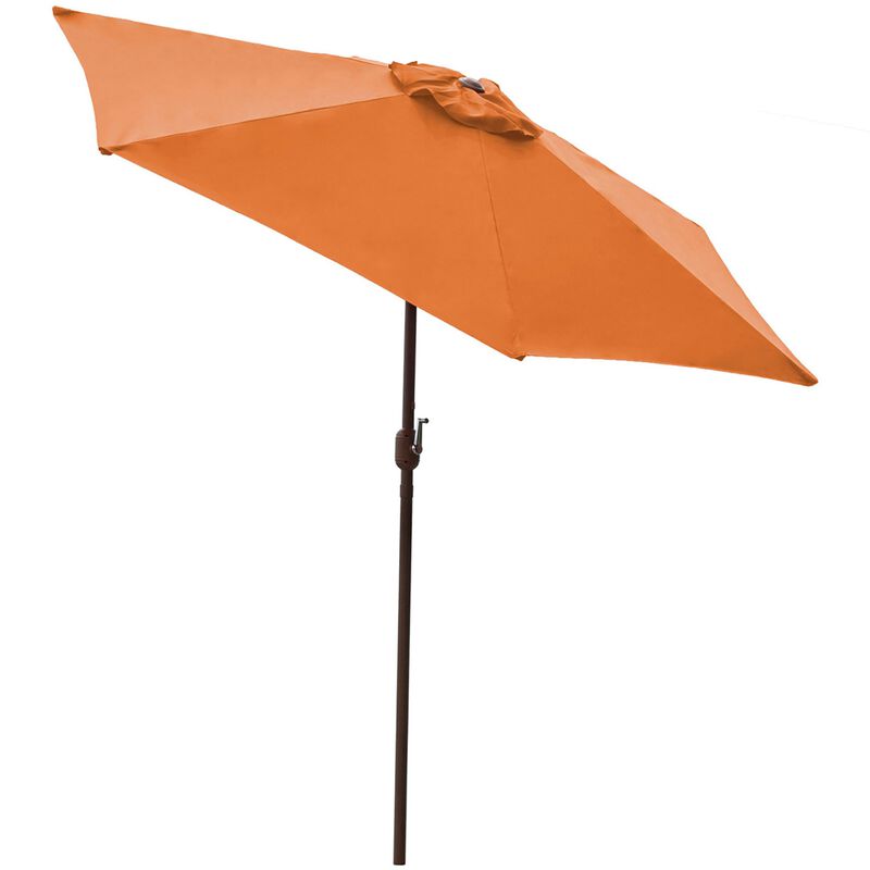 Panama Jack 9 Ft Patio Umbrella With Crank - Orange, , hires