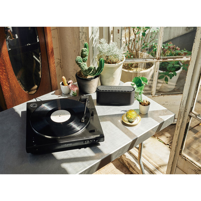 Audio-Technica Fully-Automatic Belt-Drive 2 Speed Wireless Bluetooth Turntable - Matte Black, , hires