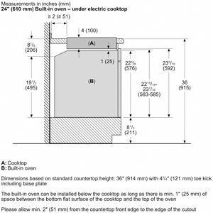 Bosch 500 Series 24 in. 4-Burner Electric Cooktop with Simmer Burner - Black, , hires