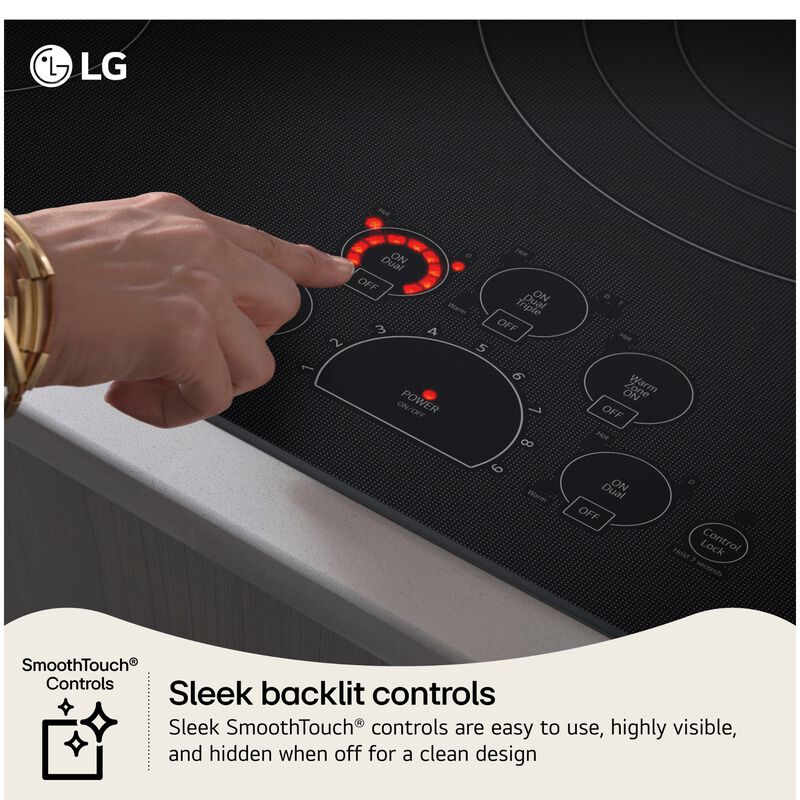 LG InstaView 30 in. 6.3 cu. ft. Smart Air-Fry True European Convection Slide-In Electric Range with 4 Induction Burners & 1 Radiant Burner - PrintProof Stainless Steel, , hires