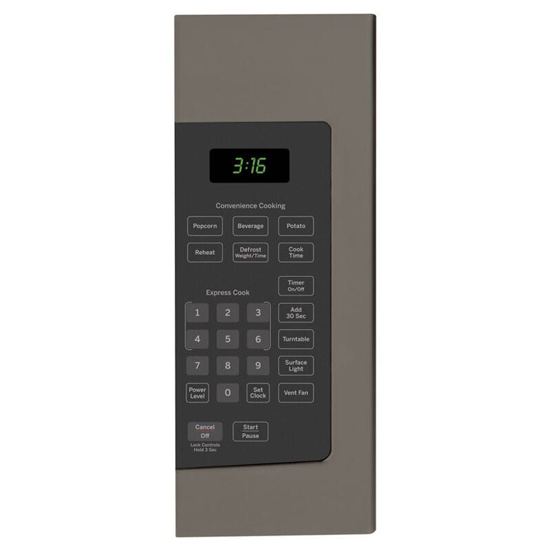 GE 30 in. 1.6 cu. ft. 1000W Over-the-Range Microwave with 300 CFM - Slate, Slate, hires