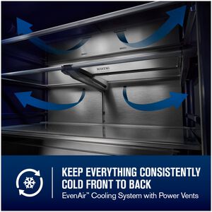 Maytag 36 in. 28.9 cu. ft. 4-Door French Door Refrigerator with Ice & Water Dispenser - Fingerprint Resistant Stainless Steel, , hires