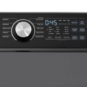 Midea 27 in. 7.0 cu. ft. Smart Electric Dryer with Sensor Dry & Sanitize Cycle - Metallic Gray, Metallic Gray, hires