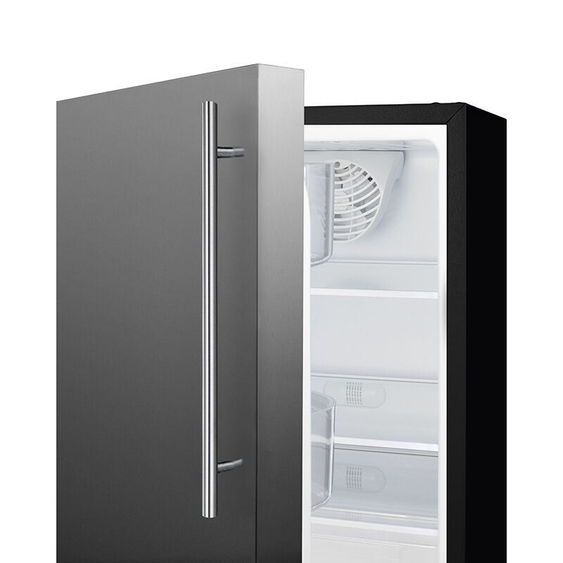 Summit 21 in. 3.5 cu. ft. Left-Hinged Undercounter Refrigerator - Stainless Steel, , hires