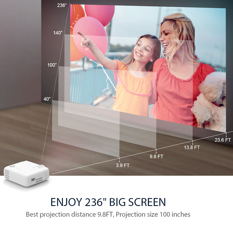 VANKYO Leisure d30t Portable Wifi Projector for Movie and Sewing, Nati