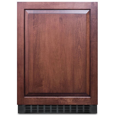 Summit 24 in. 4.6 cu. ft. Left-Hinged Outdoor Mini Fridge - Custom Panel Ready | SPR627OSIFLH