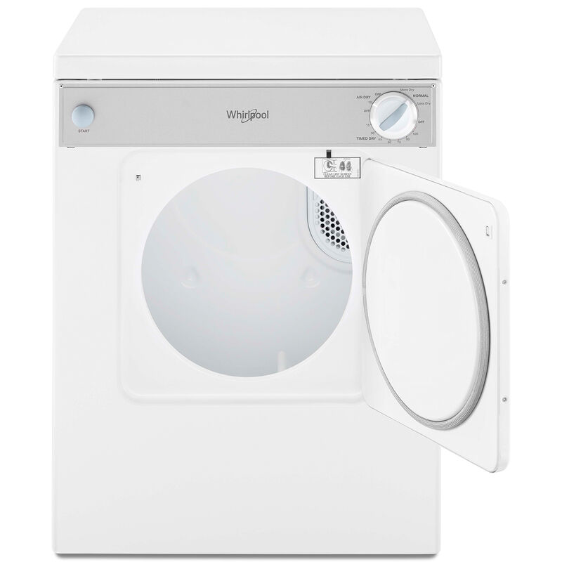 Whirlpool 24 in. 3.4 cu. ft. Stackable Compact Electric Dryer with Flexible Installation & Sensor Dry - White, , hires