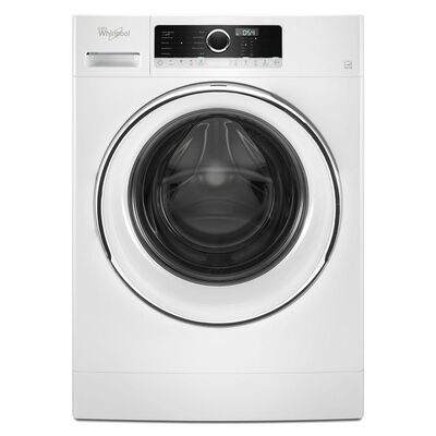 Whirlpool 24 in. 1.9 cu. ft. Stackable Front Load Washer with Detergent Dosing Aid & Sanitize Cycle - White | WFW3090JW