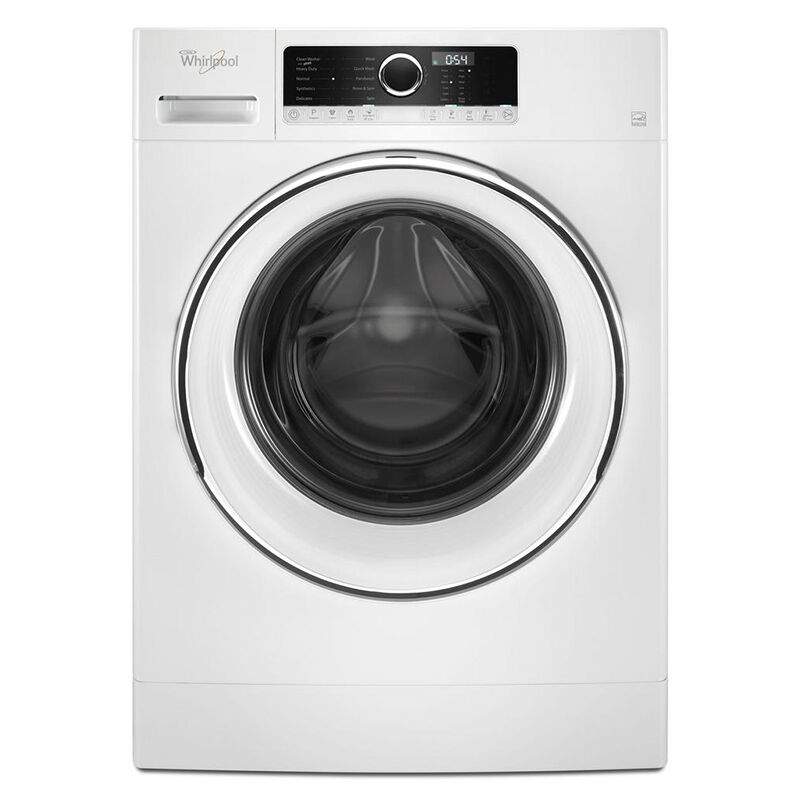 Whirlpool 24 in. 1.9 cu. ft. Stackable Front Load Washer with Detergent Dosing Aid & Sanitize Cycle - White, , hires