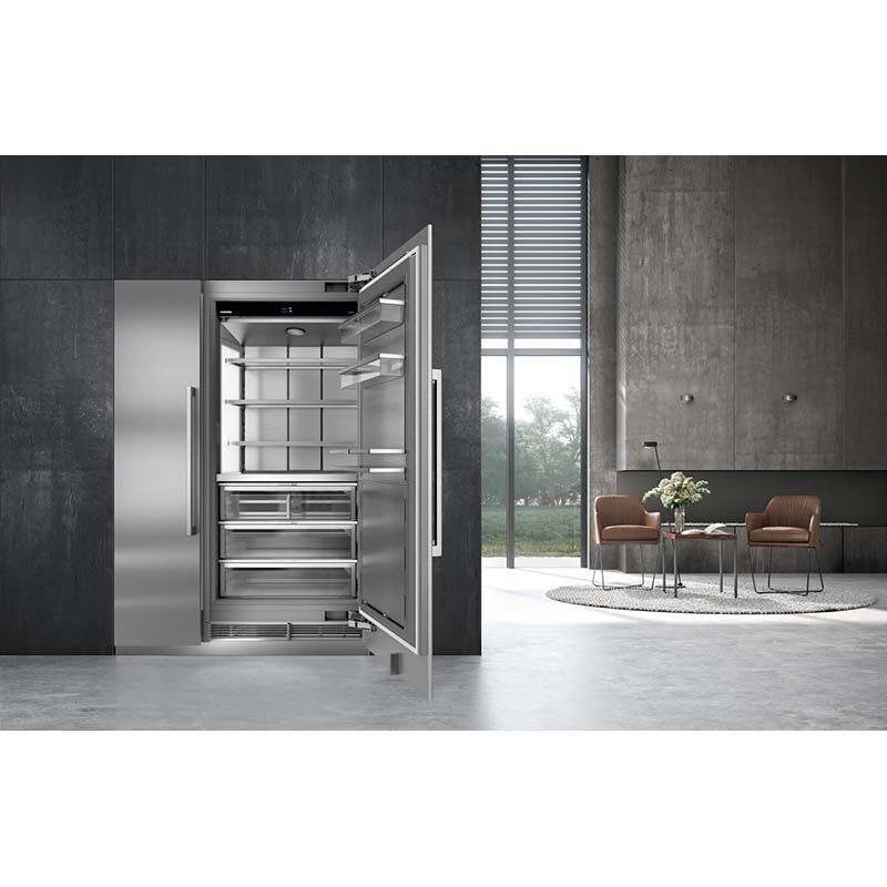 Liebherr Monolith 18 in. 7.8 cu. ft. Built-in Smart Triple-Drawers Compact Upright Freezer with Ice-Maker & Adjustable Shelves - Custom Panel Ready, , hires