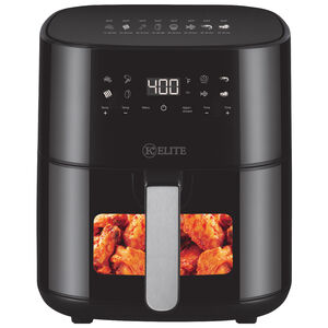 Kitchen Elite 8-Quart Digital Air Fryer - Black, , hires