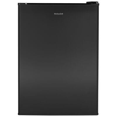 Hotpoint 19 in. 2.7 cu. ft. Mini Fridge with Freezer Compartment - Black | HME03GGMBB