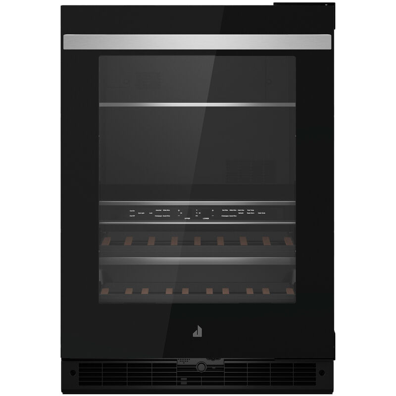 JennAir Noir Series 24 in. 5.0 cu. ft. Built-In Beverage Center with Fixed Shelves & Digital Control - Black, , hires