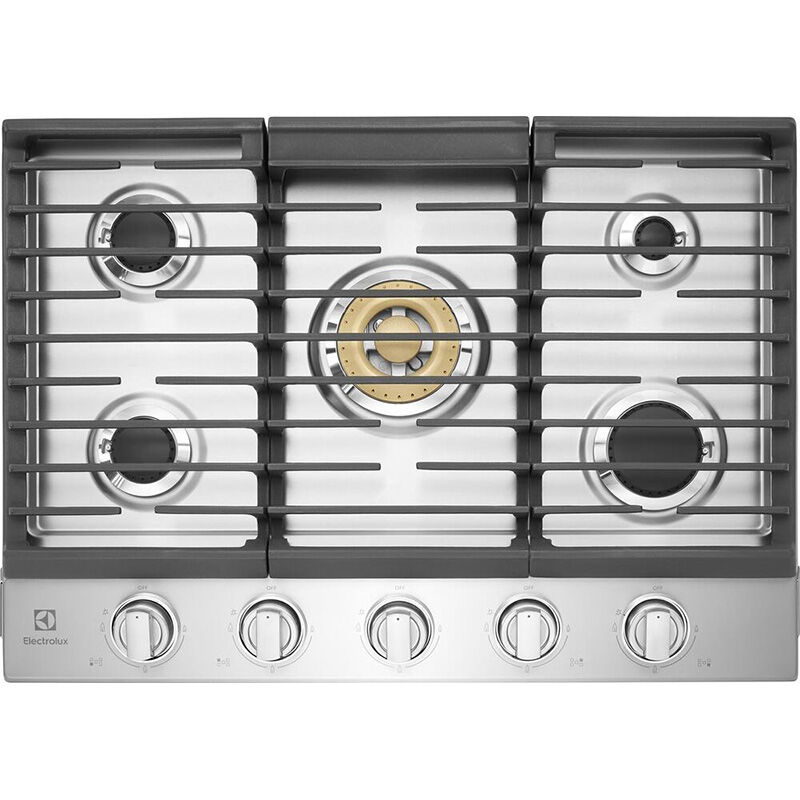 Electrolux 30 Gas Cooktop With 5, Countertop Gas Stove With Griddle Pan