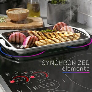 GE Profile 36 in. 5-Burner Smart Induction Cooktop with Simmer Burner & Power Burner - Black, , hires