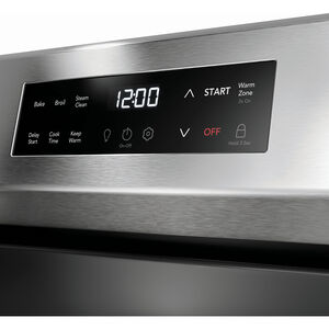 Frigidaire 30 in. 5.3 cu. ft. Oven Freestanding Electric Range with 5 Smoothtop Burners - Stainless Steel, , hires