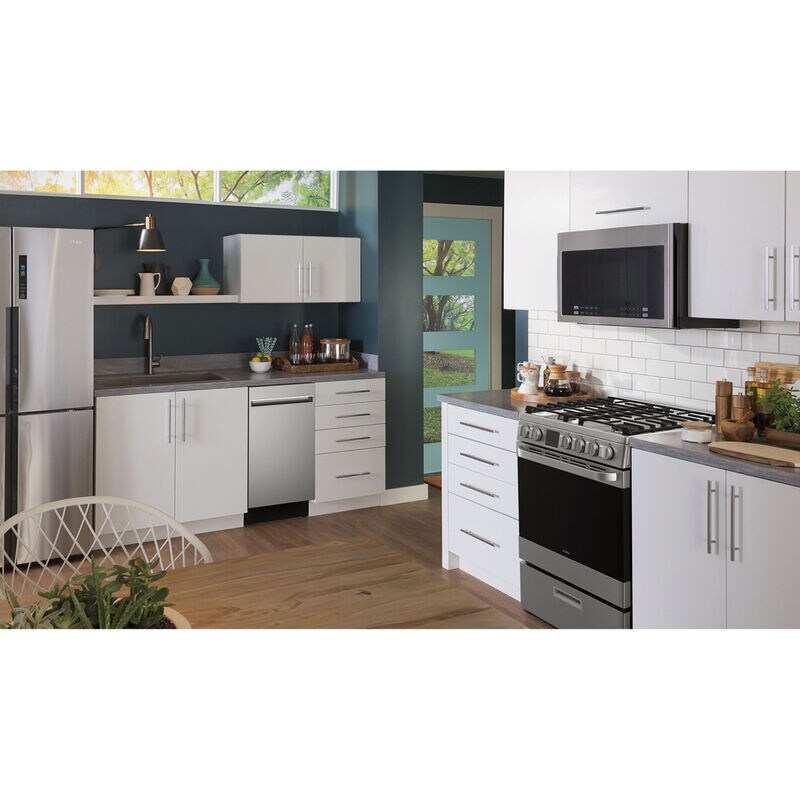 Haier 24 in. 2.9 cu. ft. Standard Convection Gas Range with 4 Sealed Burners - Stainless Steel, , hires