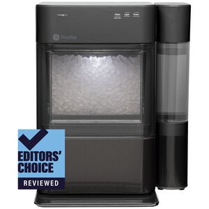 GE Profile 13 in. Smart Ice Maker with 3 lb. Ice Storage & Digital Control - Black Stainless, , hires
