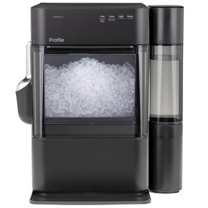 GE Profile 14 in. Smart Ice Maker with 3 lb. Ice Storage & Digital Control - Carbon Black, , hires