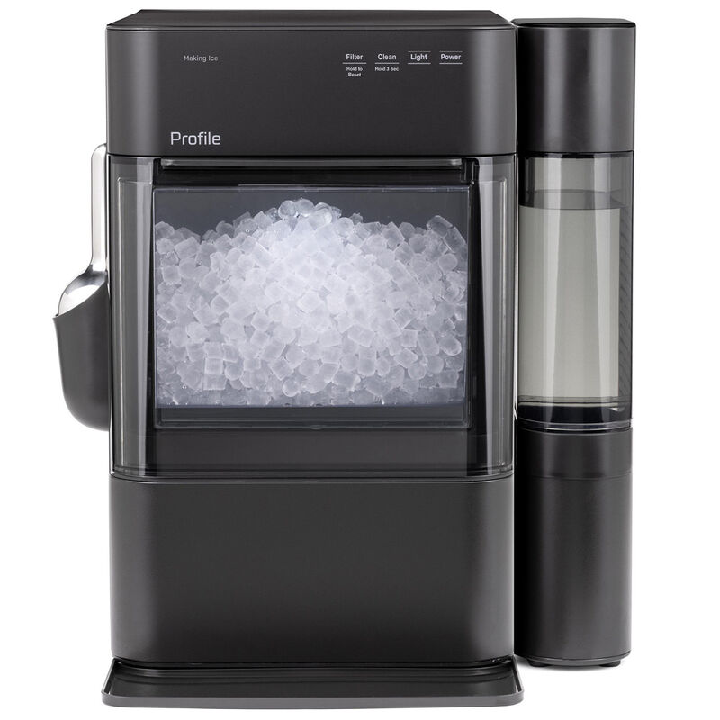 GE Profile 14 in. Smart Ice Maker with 3 lb. Ice Storage & Digital Control - Carbon Black, , hires