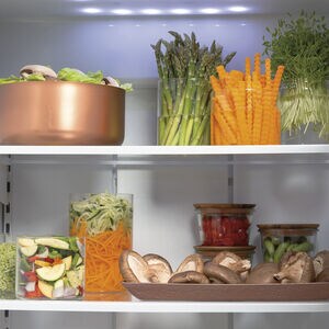 Cafe 48 in. 29.5 cu. ft. Built-In Smart Counter Depth Side by Side Refrigerator with Ice Maker - Stainless Steel, , hires