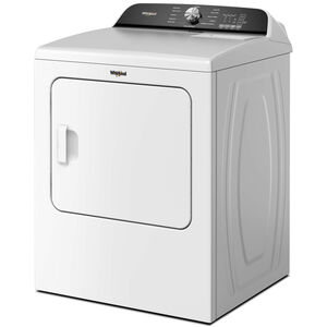 Whirlpool 29 in. 7.0 cu. ft. Electric Dryer with Wrinkle Shield Option, Steam Cycle & Sensor Dry - White, White, hires