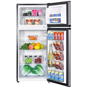 Avanti 19 in. 4.5 cu. ft. Mini Fridge with Top Freezer - Stainless Steel, , hires