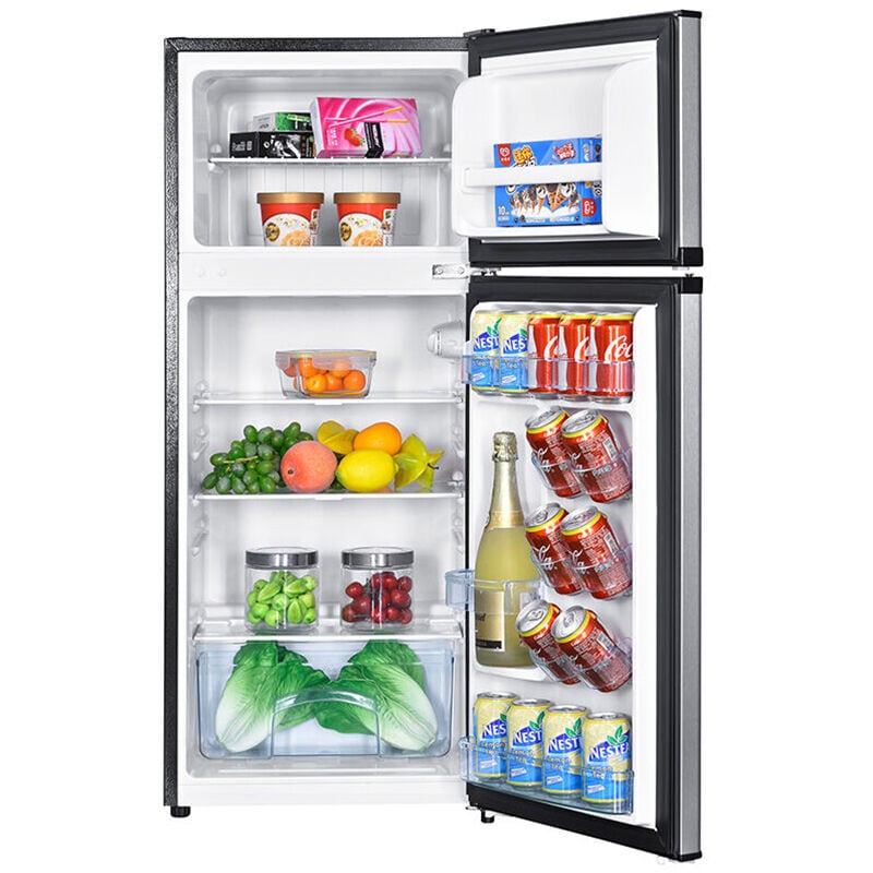 Avanti 19 in. 4.5 cu. ft. Mini Fridge with Top Freezer - Stainless Steel, , hires