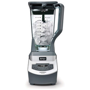 Ninja Pro 72 Ounce 3-Speed Blender with Single Serve Cups - Gray