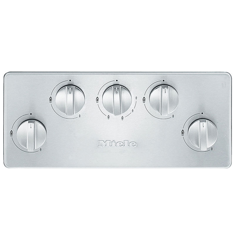 Miele 36 in. 5-Burner LP Gas Cooktop with Power Burner - Stainless Steel, , hires