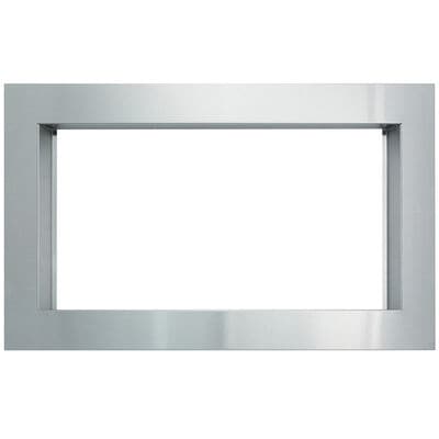 Sharp 27 in. Built-in Trim Kit for Microwaves - Stainless Steel | RK49S27F