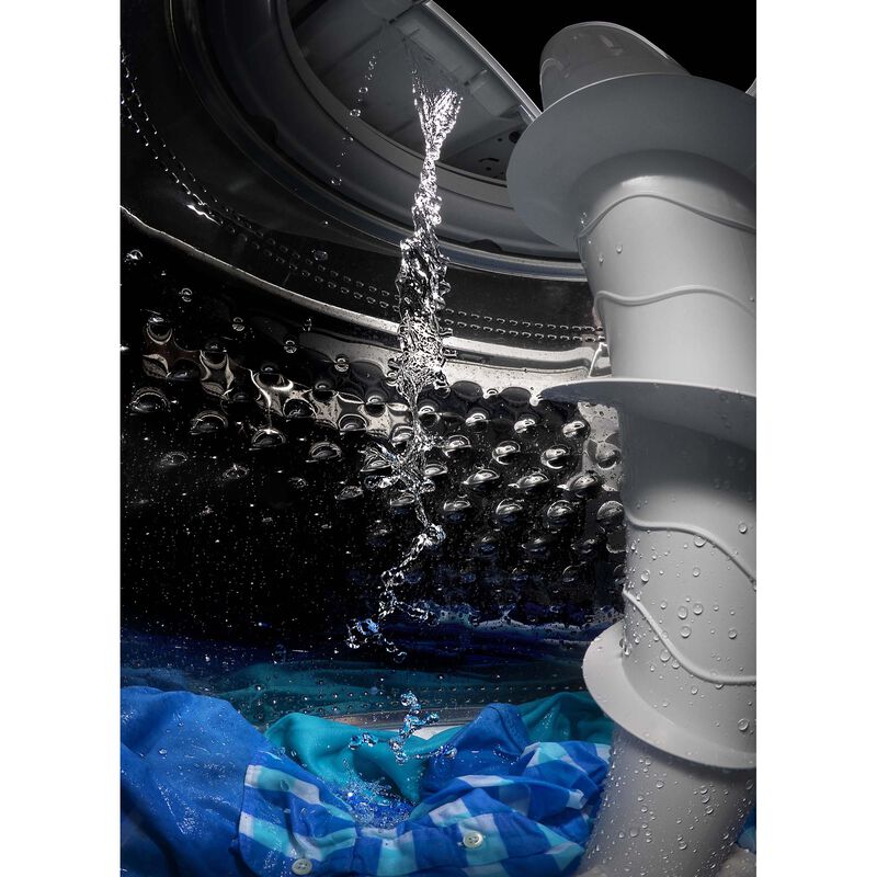 Maytag 27 in. 5.2 cu. ft. Smart Top Load Washer with Agitator & Extra Power Button - Metallic Slate, Metallic Slate, hires