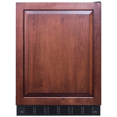 Summit 24 in. 5.8 cu. ft. Undercounter Refrigerator - Custom Panel Ready | FF6BK2SSIFA
