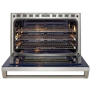 Wolf 30 in. 5.1 cu. ft. Smart Convection Oven Freestanding Dual Fuel Range with 4 Sealed Burners - Stainless Steel, , hires