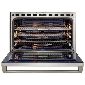 Wolf 30 in. 5.1 cu. ft. Smart Dual Convection Dual Fuel Range with 4 Sealed Burners - Stainless Steel, , hires